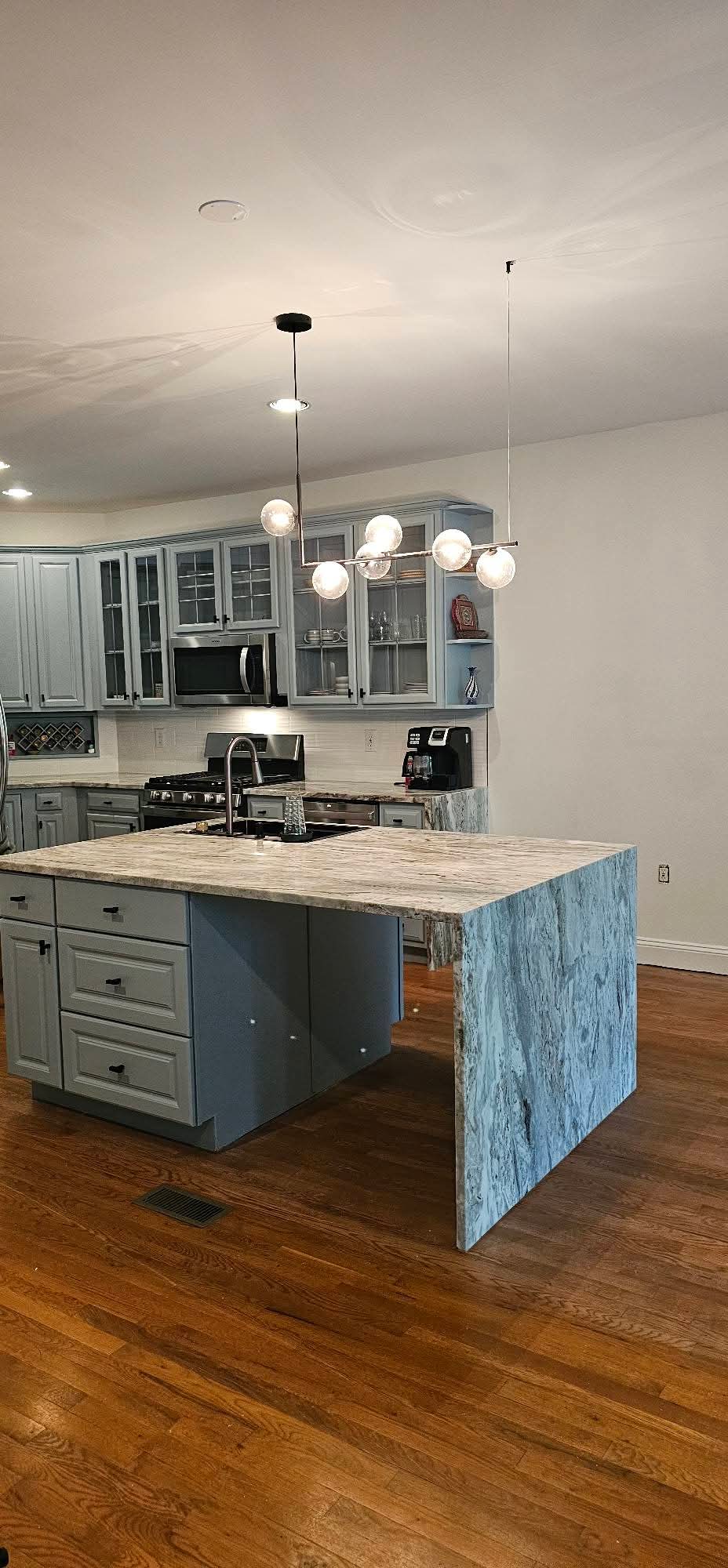 Modern kitchen remodeling example